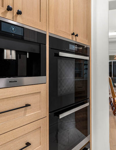 Villaforte Custom appliance cabinets rift white oak shaker