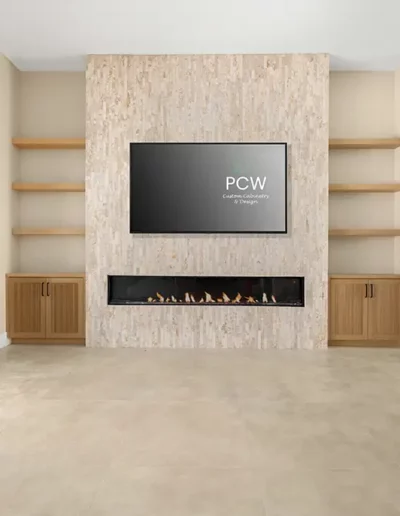PCW Custom Cabinetry Design The Everglades Fireplaces7